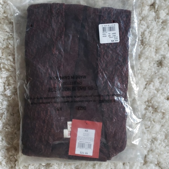 NWT! Mossimo Layering Cardigan - Red/Black - Picture 5 of 6